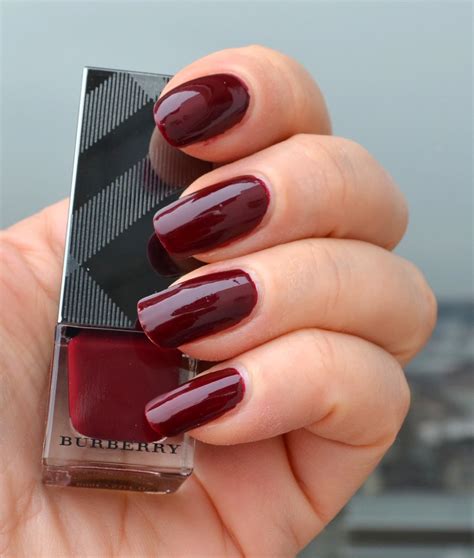 burberry oxblood nail polish|burberry nail polish steel grey.